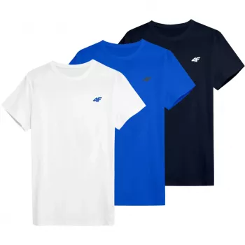 Heren T-shirt 4F M4479 wit, blauw, marineblauw 4FWSS26TTSHM4479 90S 5XL
