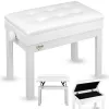 V-TONE PB4 WH pianokruk voor keyboard, wit gelakt