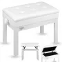 V-TONE PB2 WH pianokruk voor keyboard, wit, kunstleer