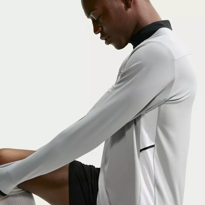Nike Dri-Fit Academy 25 Drill Top herentrainingsshirt grijs FZ9767 012 S