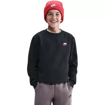 Nike Sportswear Club Fleece kinderhoodie zwart FD3006 012 S
