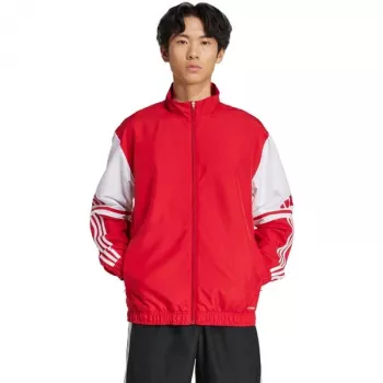 Heren trainingsjack adidas Squadra 25 Presentation rood JD2969 XL