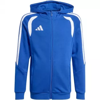 Kinderen hoodie adidas Tiro 26 League Sweat Full Zip Hoodie blauw KF9102 152cm