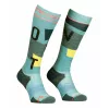 Ortovox Freeride Long Socks Cozy Dames Skisokken - ice waterfall