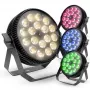 LIGHT4ME ALU TETRA RGBW PAR 18x10W schijnwerper voor podiumverlichting