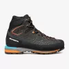 Scarpa Zodiac Tech GTX bergschoenen, GORE-TEX Performance Comfort, Perwanger-leer, Vibram-Mont-zool, antraciet/tonic orange, EU 44