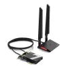 TP-Link Archer TBE550E WiFi 7 Bluetooth 5.4-adapter BE9300 triband, PCI Express, 2x externe antenne