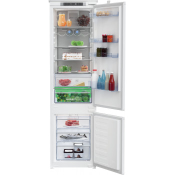 BEKO koelkast BCNA306E4SN inbouw, 193,5 cm, energie-efficiëntieklasse E, HarvestFresh, Neo Frost, Metal Wall