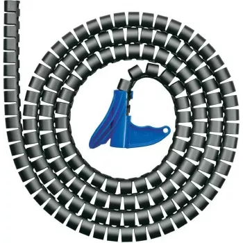 HellermannTyton 161-64301 Spiralflex SFPP spiraalslang, polypropyleen, zwart, 10 mm buitendiameter, 25 m lengte, -60 tot 110 °C