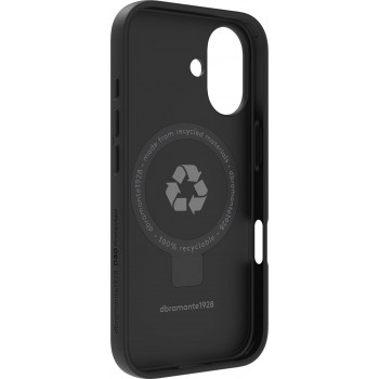 dbramante1928 Iceland Ultra achterkanthoesje voor Apple iPhone 17 – zwart – MagSafe-compatibel met kickstand en D3O-bescherming IUK3CL006712