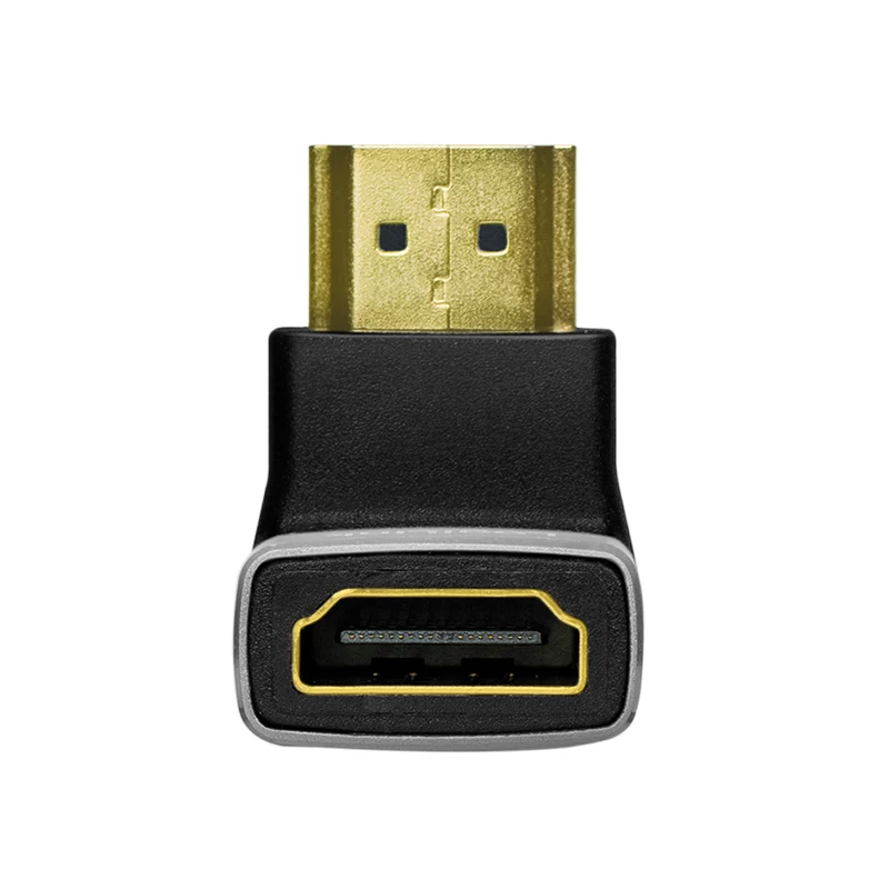 LogiLink AH0005A 8K HDMI-adapter 90° stekker naar bus 48 Gbps zwart