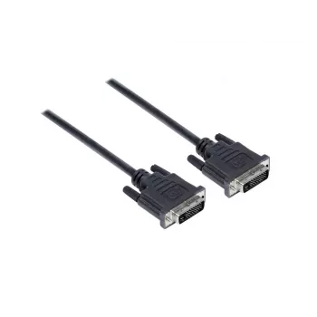 EXSYS DVI-D Dual Link kabel 24+1 pin stekker naar stekker 5m zwart EX-K6310-5
