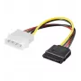 EXSYS S-ATA stroomkabel 1 x 4 pin naar 1 x 15 pin, 15 cm (EX-K3610)