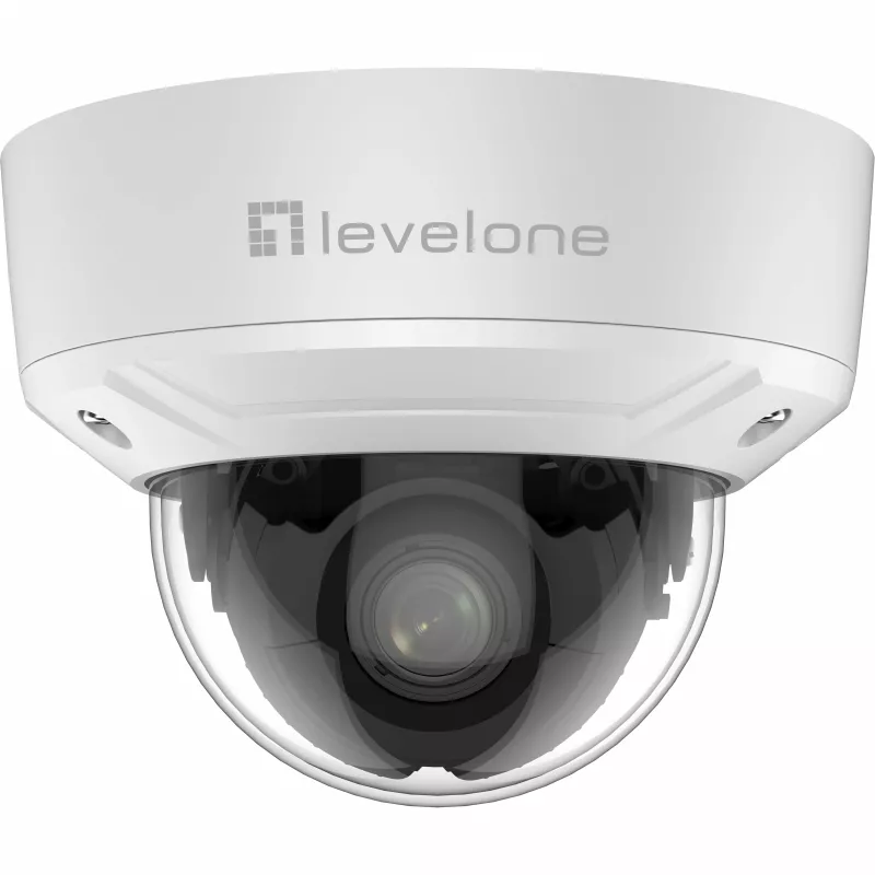 LevelOne FCS-3616 6MP outdoor dome IP-camera met IR, PoE, H.265