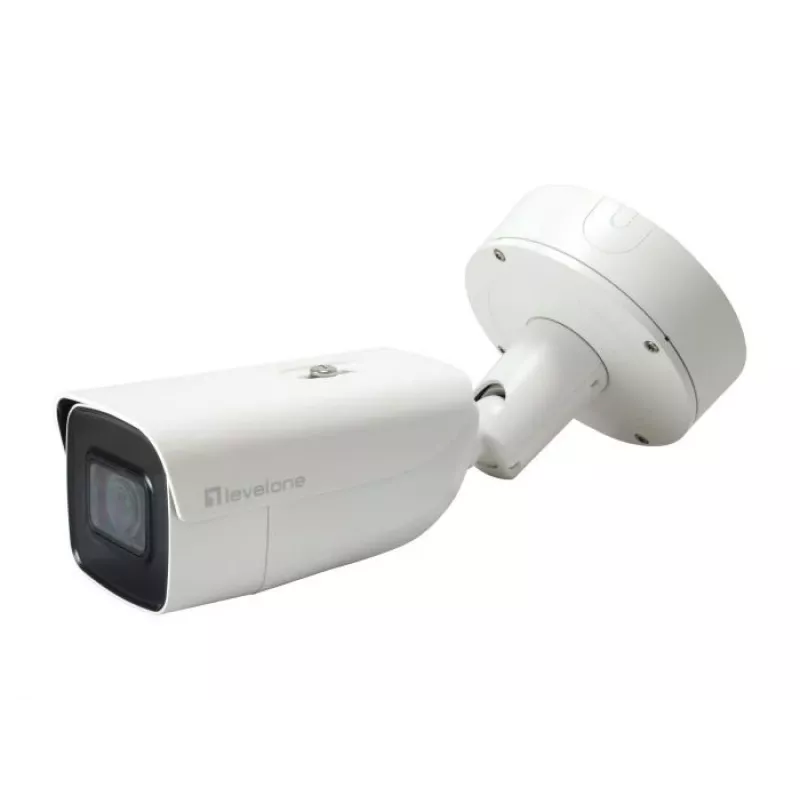 LevelOne FCS-5095 8MP outdoor bullet IP-camera met IR, PoE, IK10