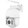 FOSCAM SD8P buitencamera met pan-/kantelfunctie en wifi, 8MP 4K, 4x optische zoom, IP66, wit