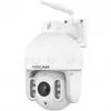 FOSCAM SD8P buitencamera met pan-/kantelfunctie en wifi, 8MP 4K, 4x optische zoom, IP66, wit