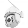 FOSCAM SD8P buitencamera met pan-/kantelfunctie en wifi, 8MP 4K, 4x optische zoom, IP66, wit