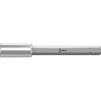 Wera 893/1/1 universele houder 75 mm 1/4 inch zeskant met RVS-sleeve en sterke permanente magneet 05091103001