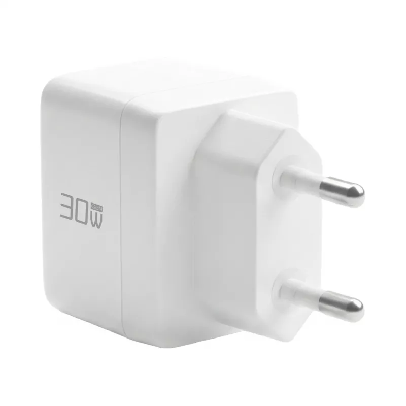EFB Elektronik G301CE 30W USB-C GaN oplader-set met 2m USB-C kabel, wit