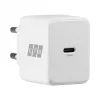 EFB Elektronik G201CE 20W USB-C GaN wandoplader-set met 2m USB-C kabel, PD3.0 & QC3.0, wit