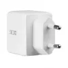EFB Elektronik G301A1CE 30W GaN USB-C PD3.0 + USB-A QC3.0 wandoplader-set met 2m USB-C-kabel, wit