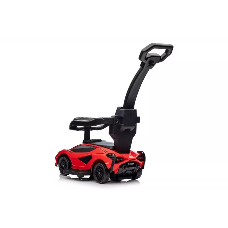 LEAN TOYS Lamborghini QLS-996T trapauto met duwstang rood