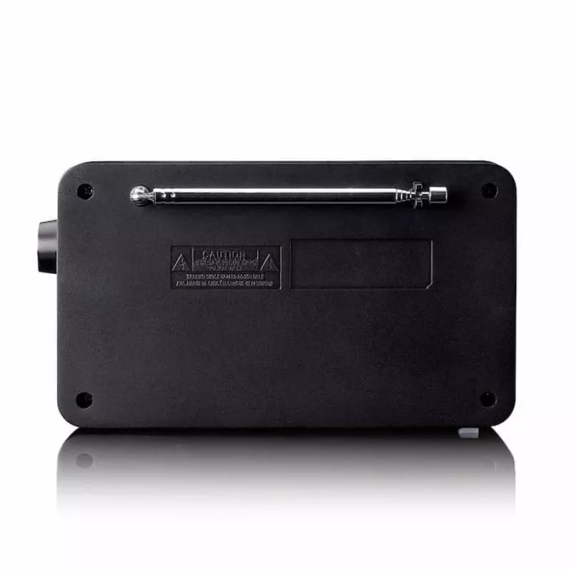 Lenco PDR-033BK draagbare DAB+/FM-radio met Bluetooth en oplaadbare accu - zwart