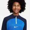 Nike kinderen Dri-FIT Academy Pro Drill trainingsshirt, Midnight Navy/White, maat XL