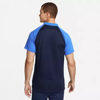 Nike Academy Pro heren korte mouw poloshirt Obsidian/wit M