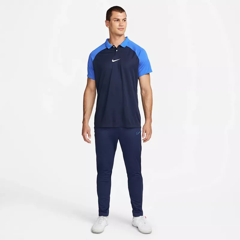 Nike Academy Pro heren korte mouw poloshirt Obsidian/wit M