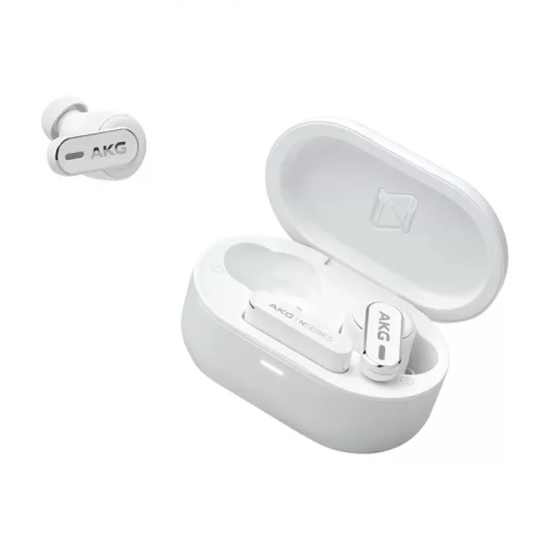 AKG N5 Hybrid draadloze noise-cancelling in-ear-koptelefoon wit Bluetooth 5.3
