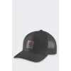 Carhartt Twill Mesh-Back Logo Patch Cap - Zwart