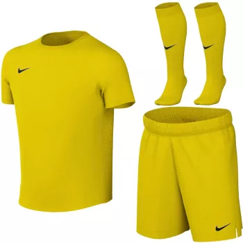 Nike Dri-FIT Park VIII voetbalset voor kinderen, Opti Yellow/zwart, maat S