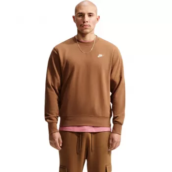 Nike Club FT heren sweatshirt khaki L