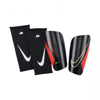 Nike Mercurial Lite SuperLock voetbal-scheenbeschermers zwart L