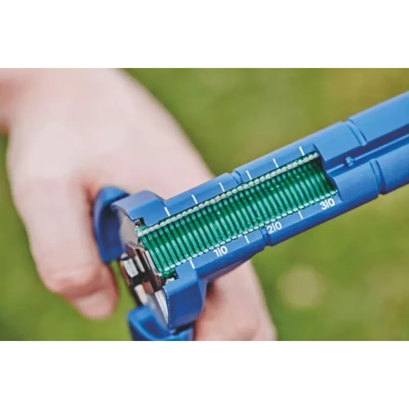 RAPID TOOLS VR22 hekringclips, verzinkt staal met groene kunststofcoating, 13 gauge, 12 mm beenlengte, 1000 stuks 40108802
