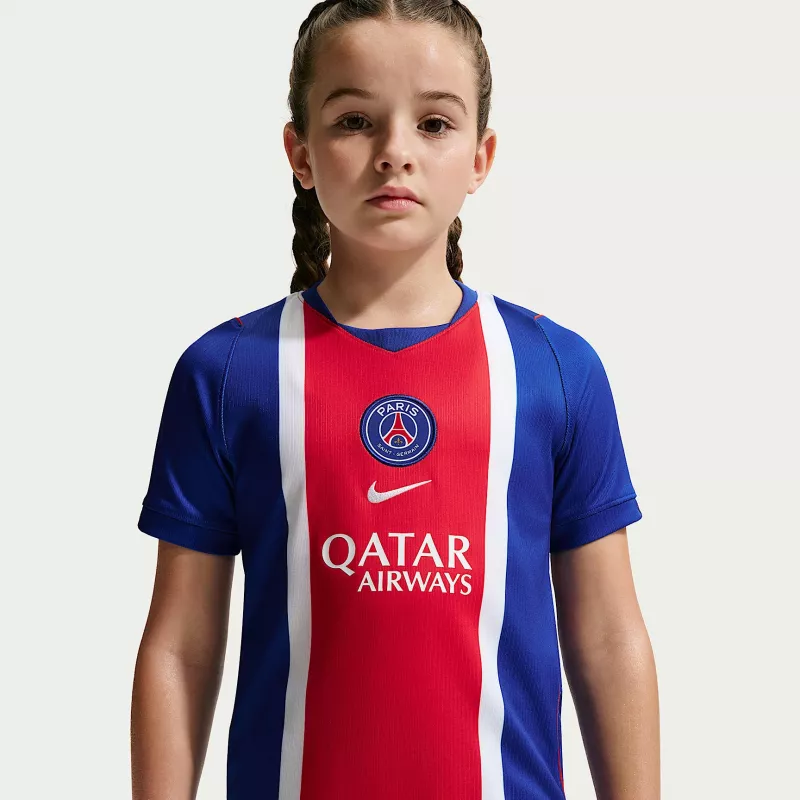 Nike Paris Saint-Germain 2026/27 Stadium Home kinderen-tenue blauw-rood XS