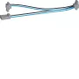 Hager Y-splitter kabel-set 2x200mm KU9S20YE zwart/blauw 1 stekker naar 2 bussen