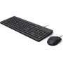 HP 150 bedrade muis- en toetsenbordset - USB, full-size, zwart 240J7AA#ABX