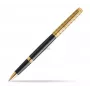 Waterman Hemisphere rollerbalpen - fijn, glanzend zwart met chroom sierringen, geschenkdoos 2225136
