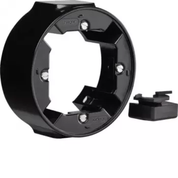 Hager WTD3110BG opbouwraam 1-voudig serie 1930 zwart glanzend