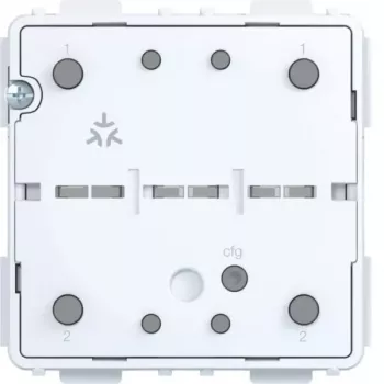 Hager matte smart-taster, inbouw, 1-voudig, wit WAC1010