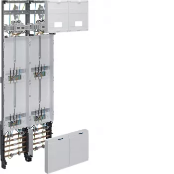 Hager ZK53Q7NT universZ compleet meterveld 1350x500mm 3-fasig 4 meterplaatsen 10 mm² met scheidingsfunctie