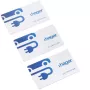 HAGER XVA410 RFID-kaarten, 3-pack, Mifare Classic 1K, 13,56 MHz, wit