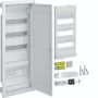 HAGER VU603WWH inbouw-verdeelkast met geïntegreerd stopcontact en kunststof deur, 3 rijen, 36 modules, wit