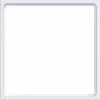 HAGER WAF7074WM tussenring centraalplaat 51x51mm polarwit
