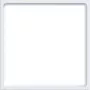 HAGER WAF7074WM tussenring centraalplaat 51x51mm polarwit