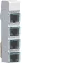 Hager LMN busmodule, 4x RJ12-bussen, passief, zonder stroomvoorziening ZZ12LMN04P