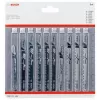 Bosch decoupeerzaagbladen-set hout 2607011169 10 stuks T-schacht HCS